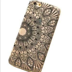 Henna Black Floral Case for Apple iPhone 6S 4.7
